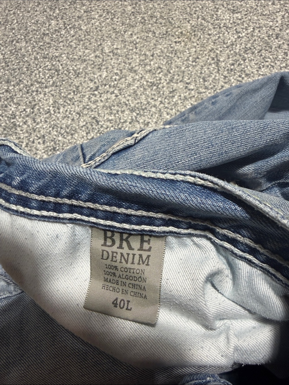 BKE Men’s Light Blue Relaxed Straight Jeans - Picture 6 of 6